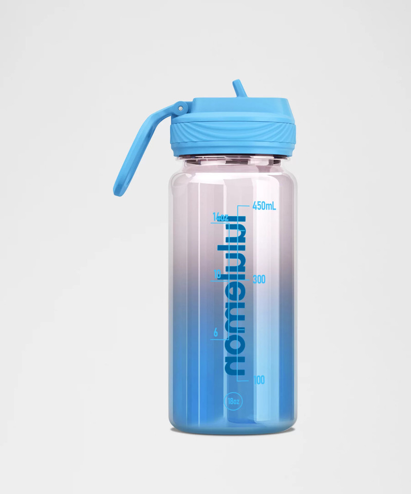 lululemon Back to Life Clear Bottle 18oz Straw Lid *Ombre outlook