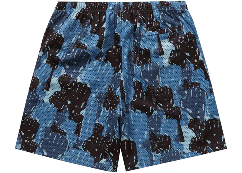 Supreme Supreme Camo Basketball Short Blue outlook