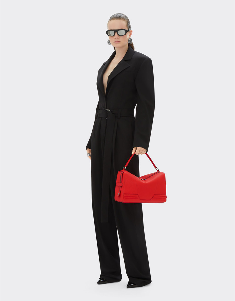 Ferrari Ferrari GT soft mini shoulder bag in tumbled leather outlook