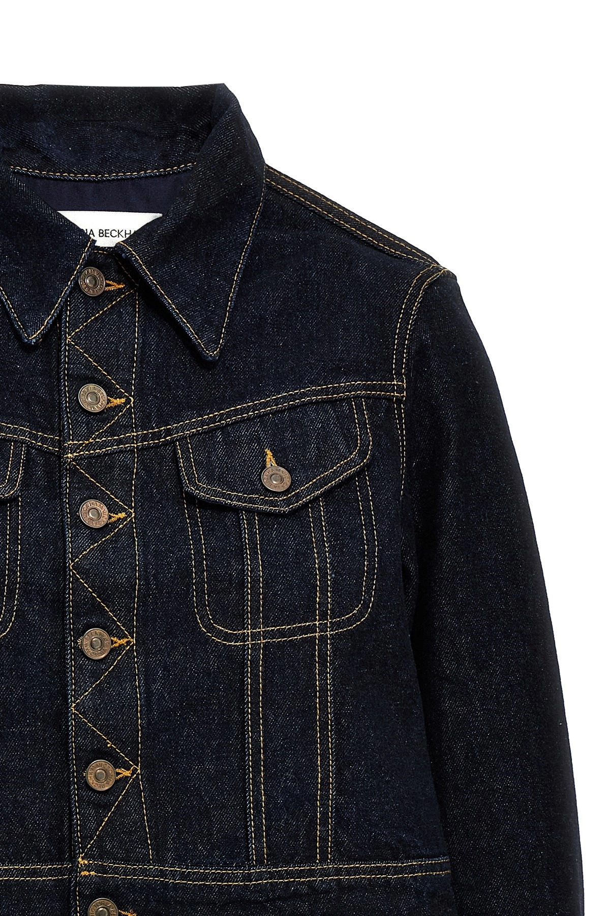 Denim cropped jacket - 4