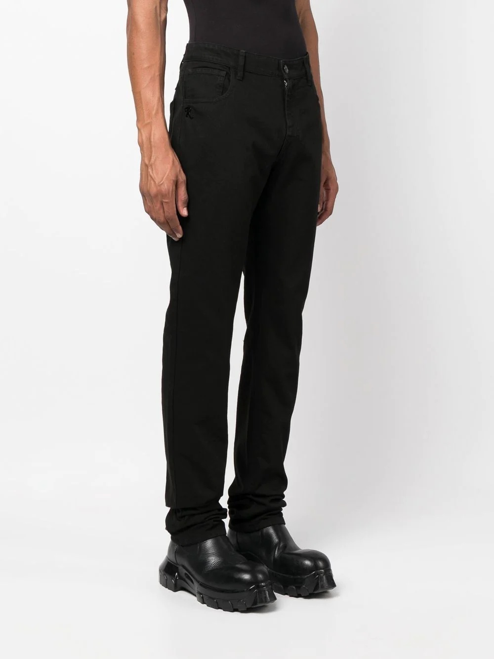 slim-cut denim jeans - 3