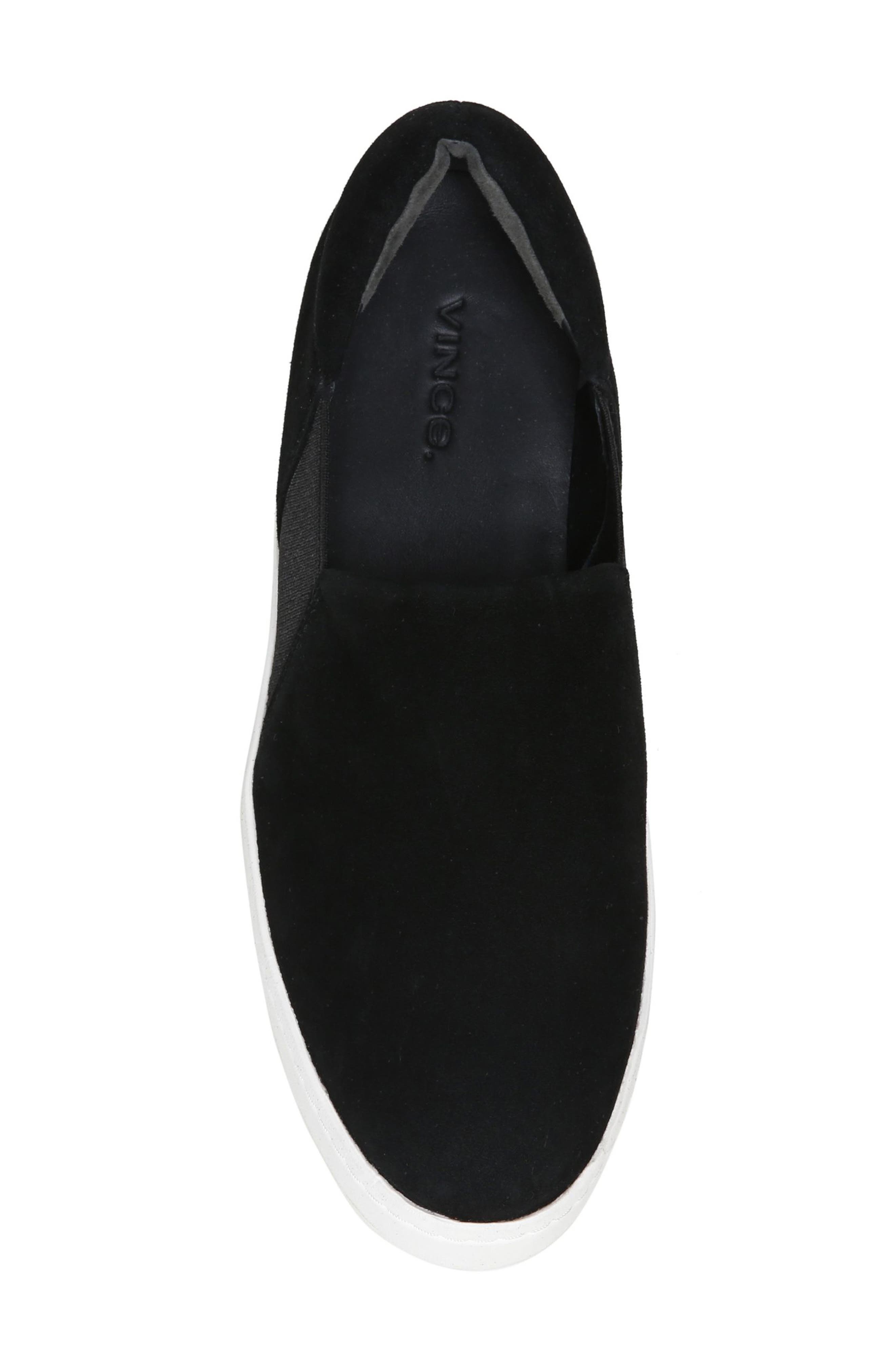 Vince Warren Platform Slip-On Sneaker in Black at Nordstrom - 6