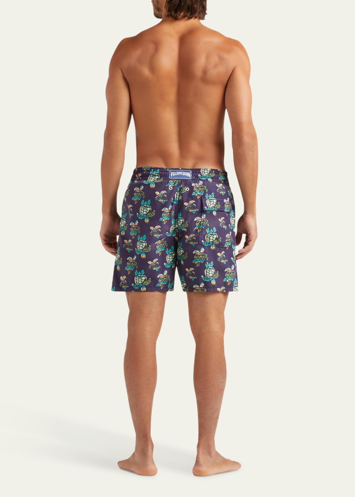Men's Landscape Turtles Swim Shorts - 3