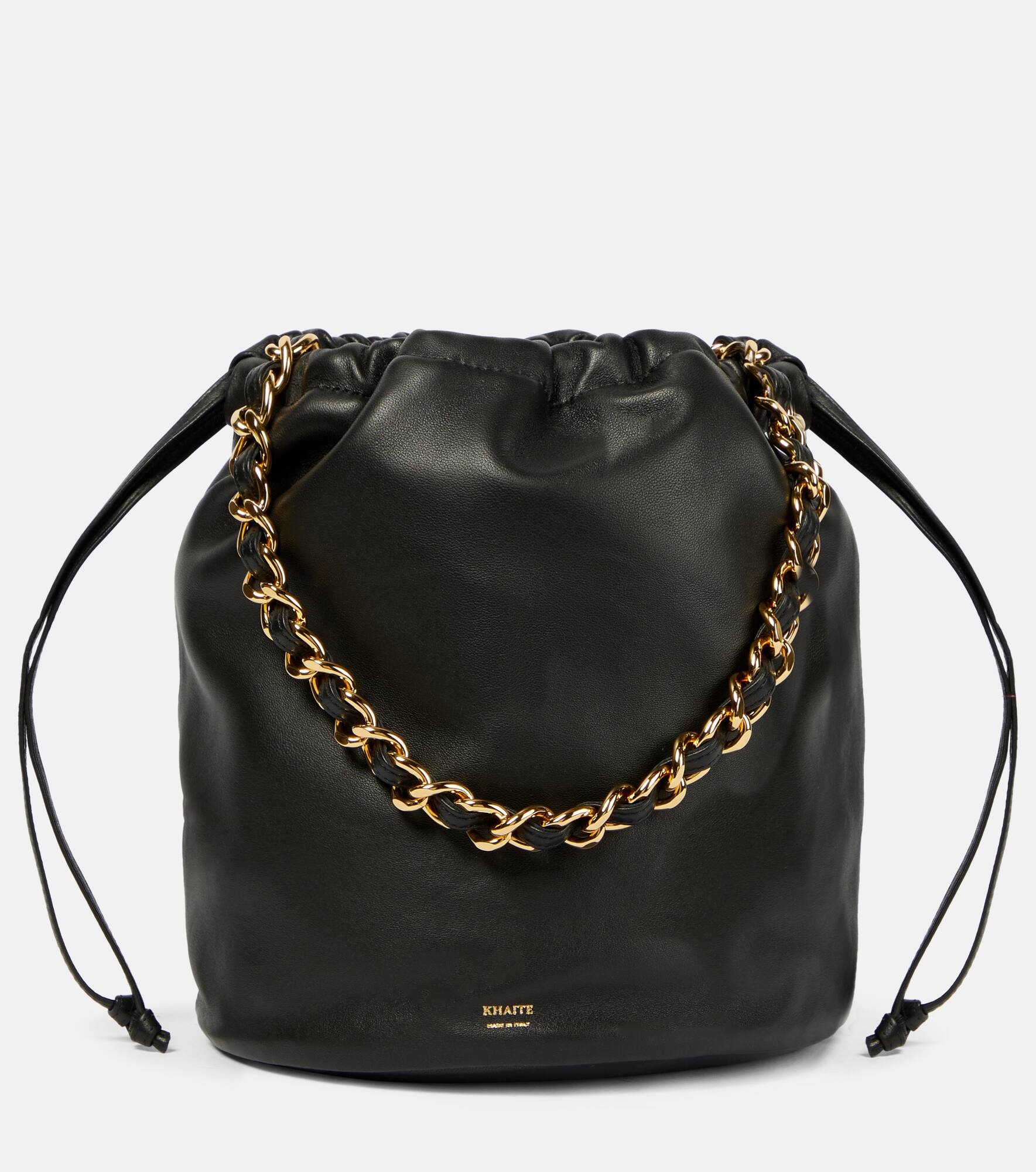 Aria Medium leather bucket bag - 1