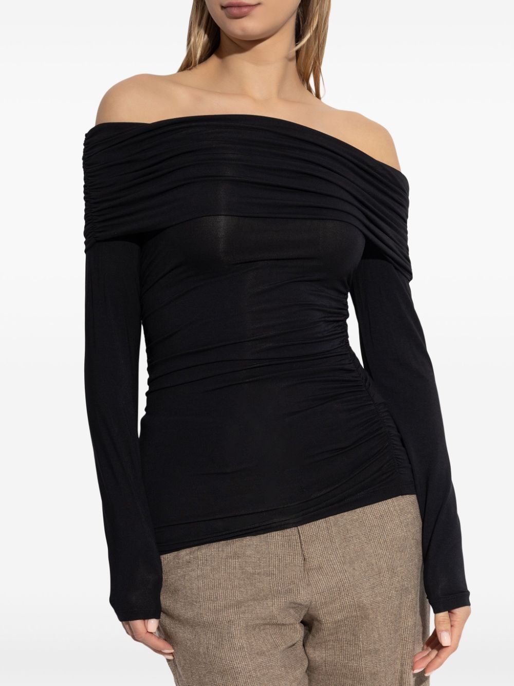 off-shoulder top - 3