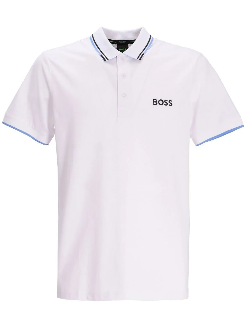 embroidered-logo polo shirt - 1