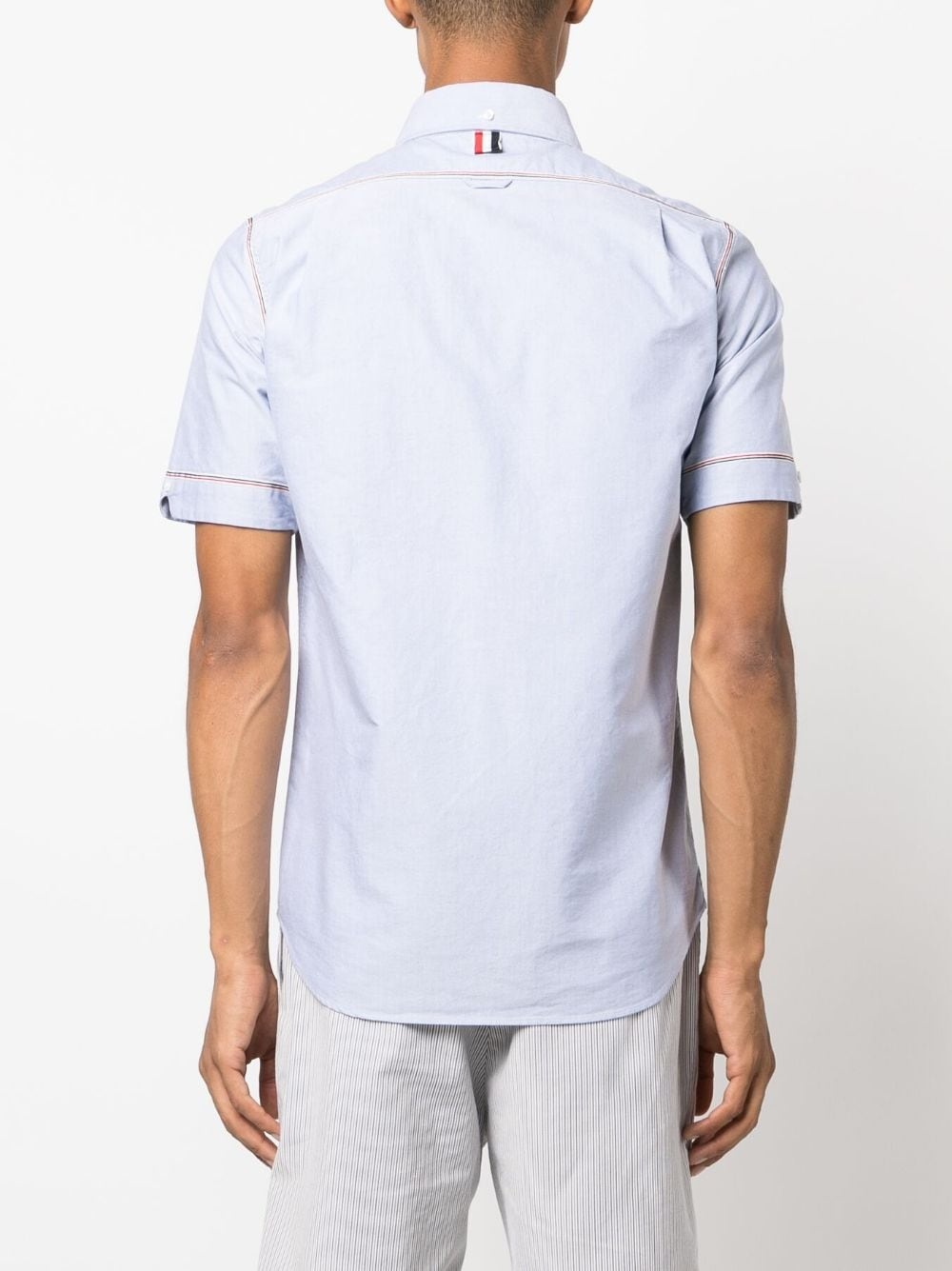 RWB stripe cotton shirt - 4
