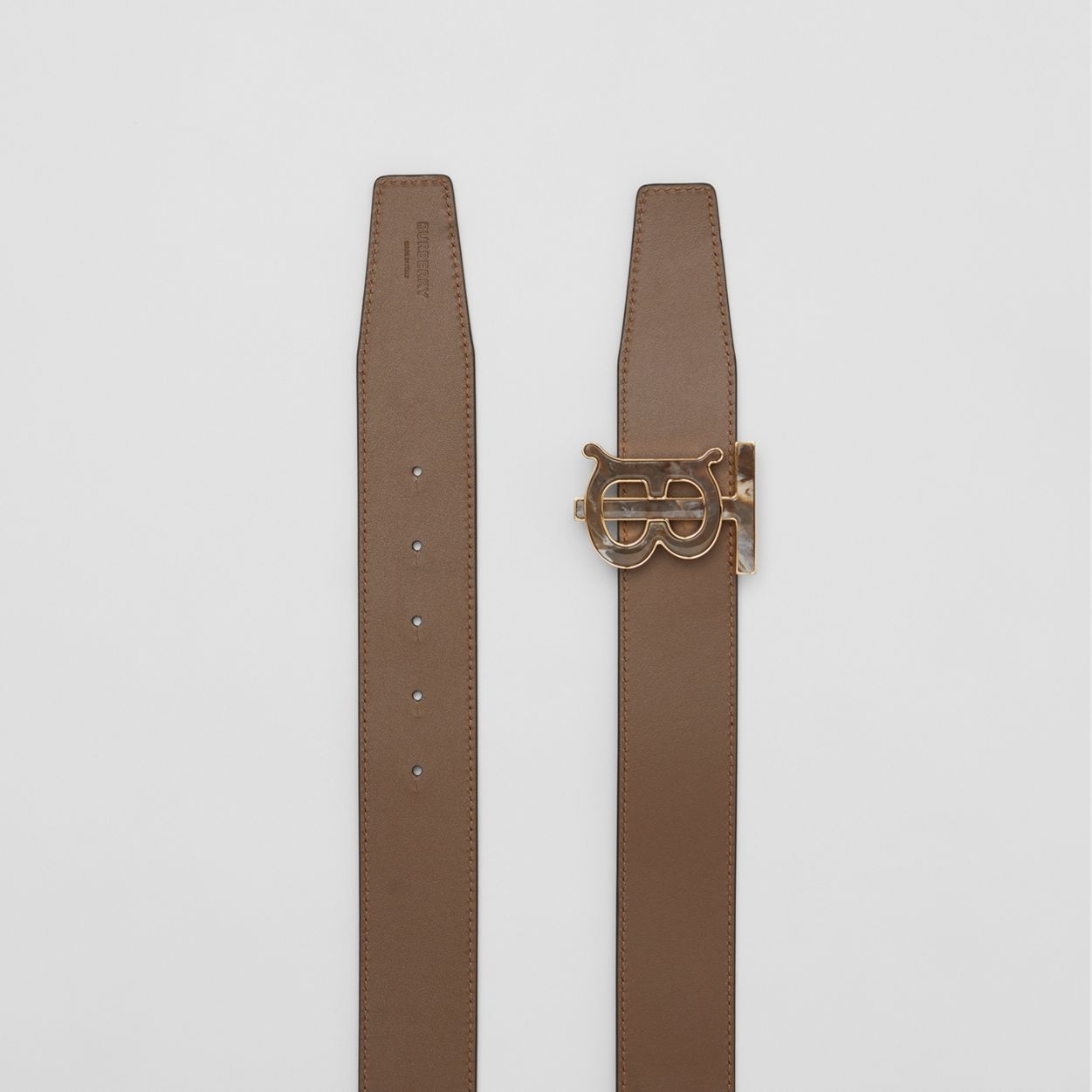 Reversible Monogram Motif Leather Belt - 7