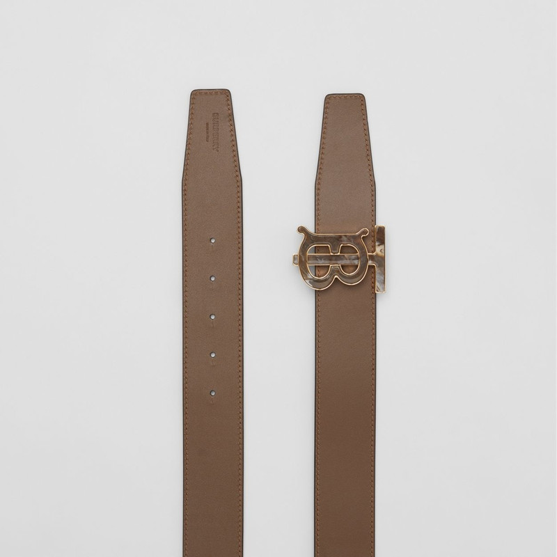 Reversible Monogram Motif Leather Belt 7