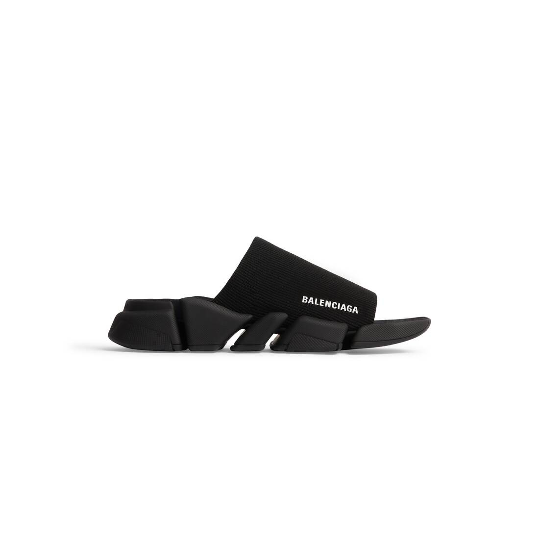 Men's Speed 2.0 Recycled Knit Slide Sandal in Black - 1