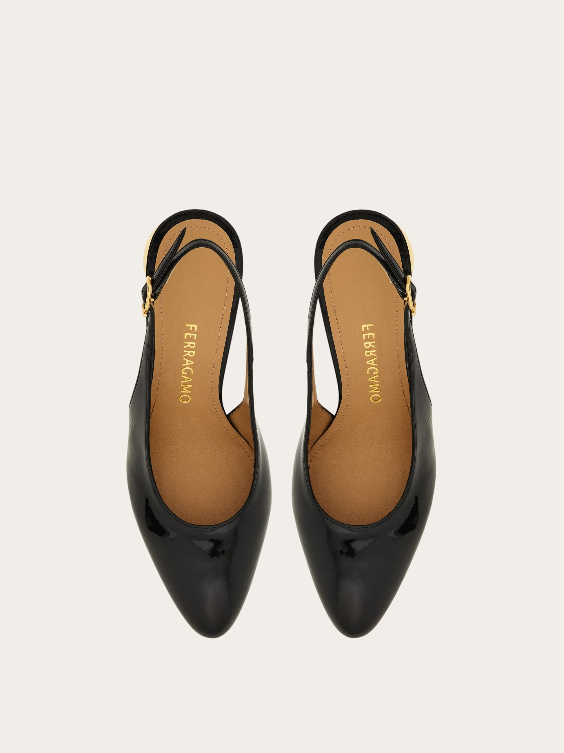 Spherical heel slingback pump - 3
