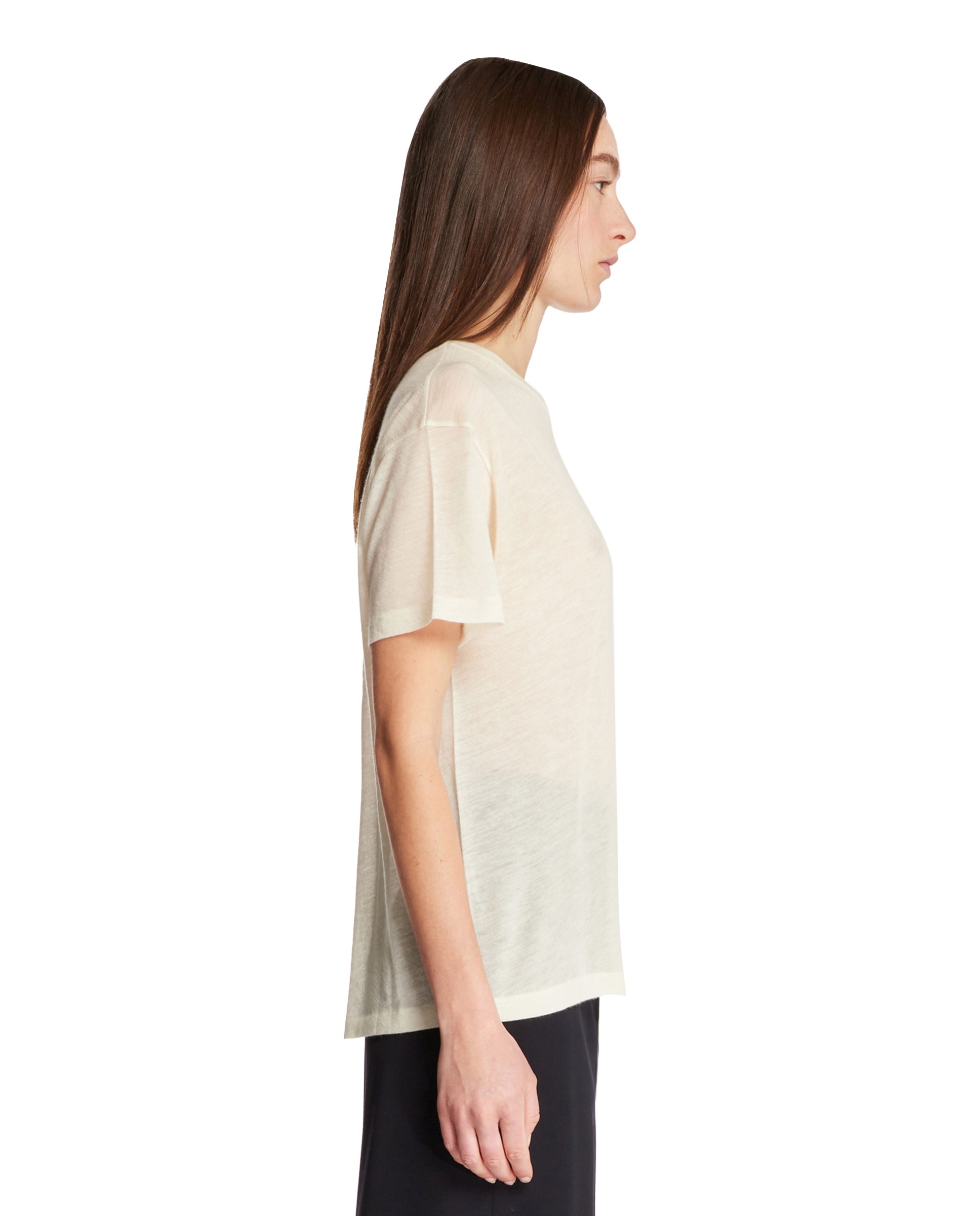 White Lila Cashmere Top - 5