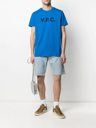 A.P.C. logo-print T-shirt outlook