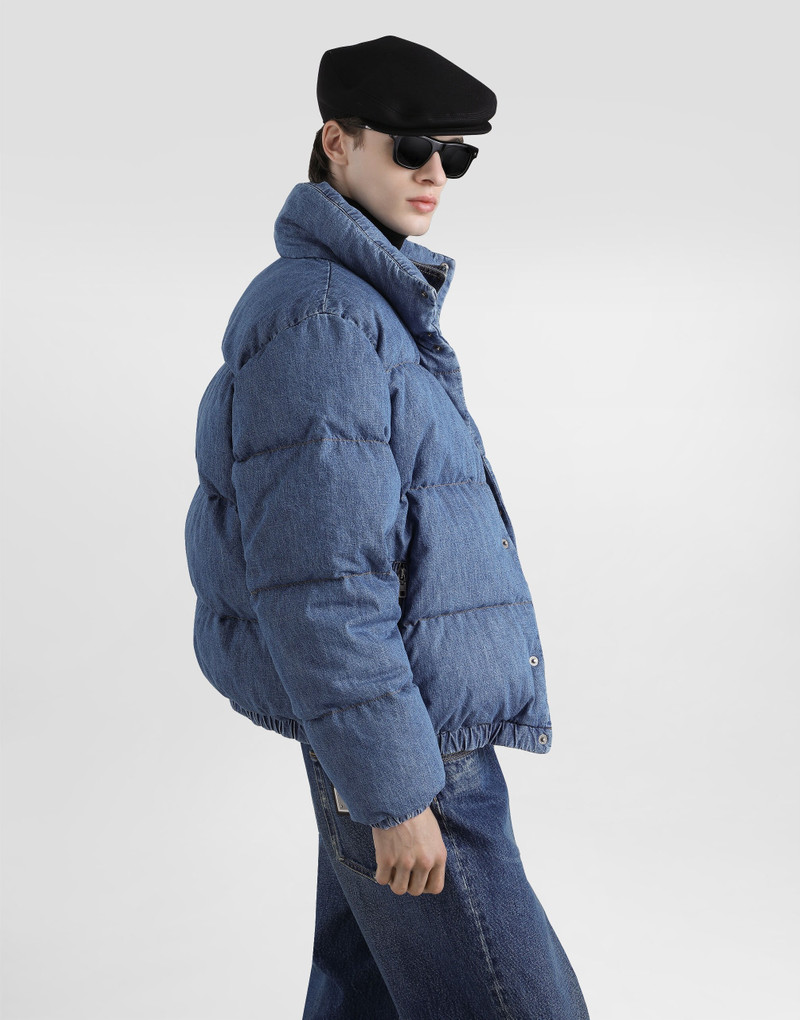 Cotton denim padded jacket 4