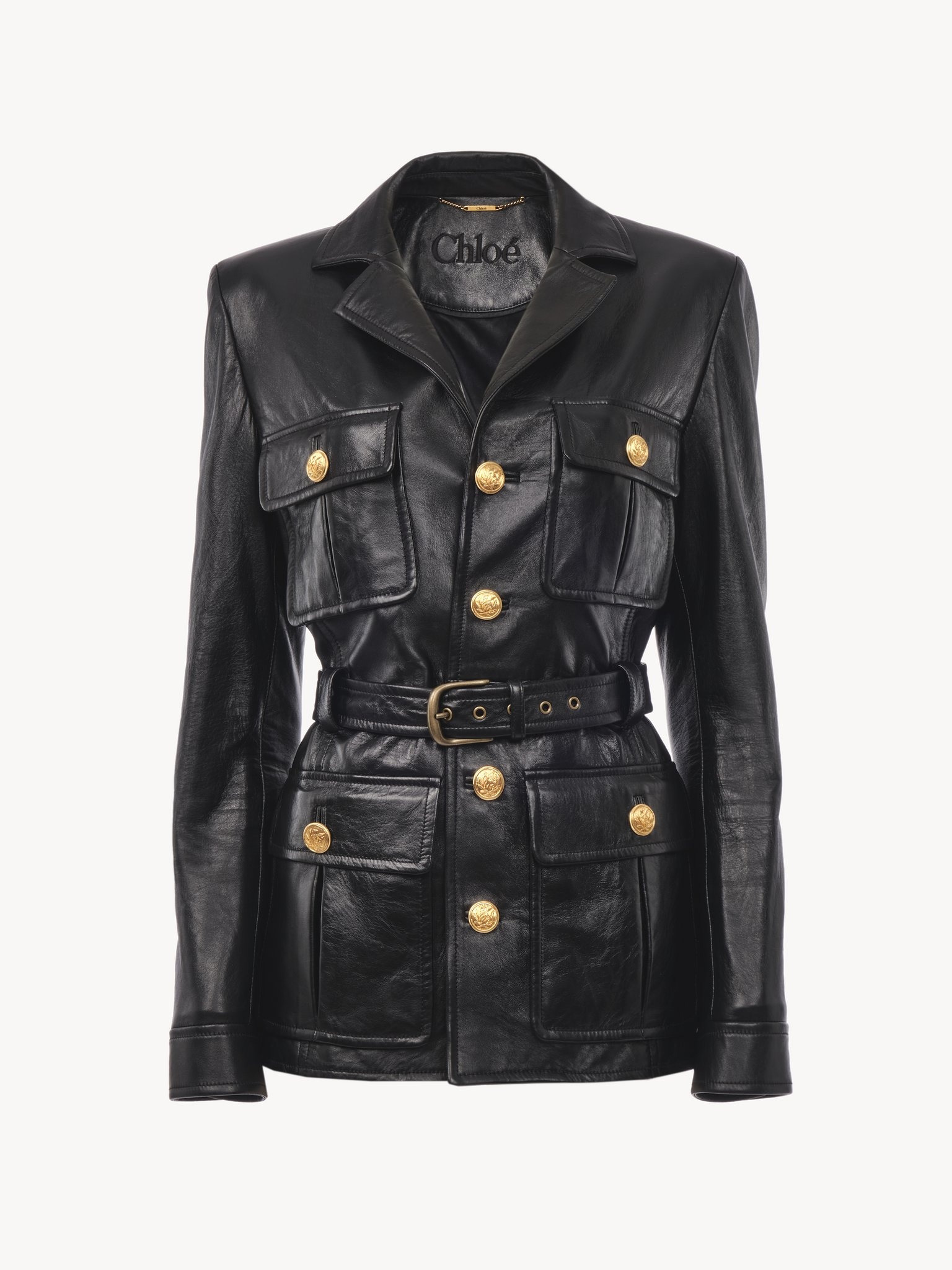 UTILITARIAN JACKET IN LEATHER - 2