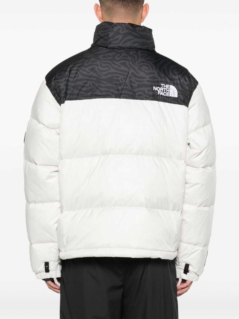 colourblock puffer jacket - 4