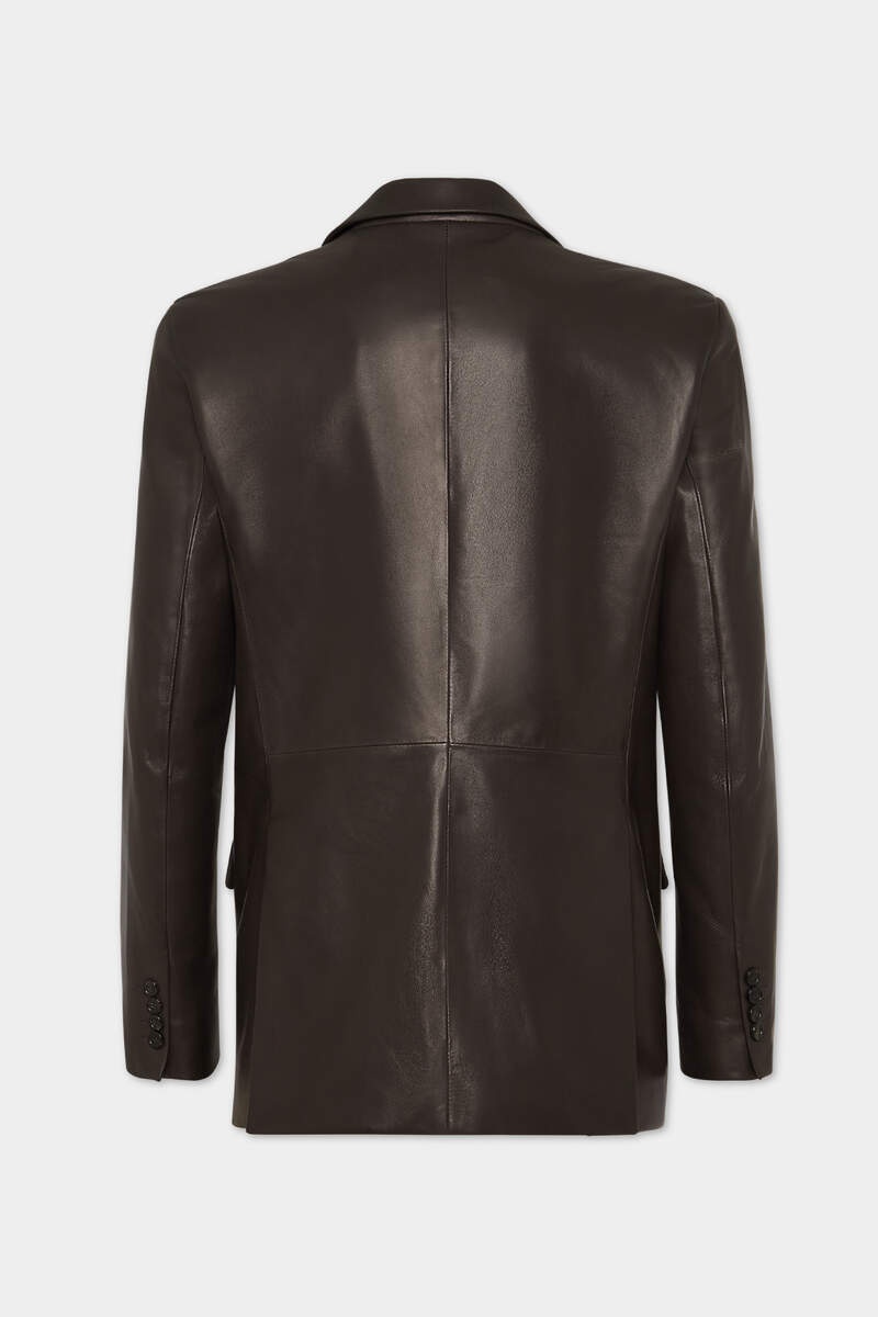 SEXY LEATHER PALM BEACH BLAZER - 2