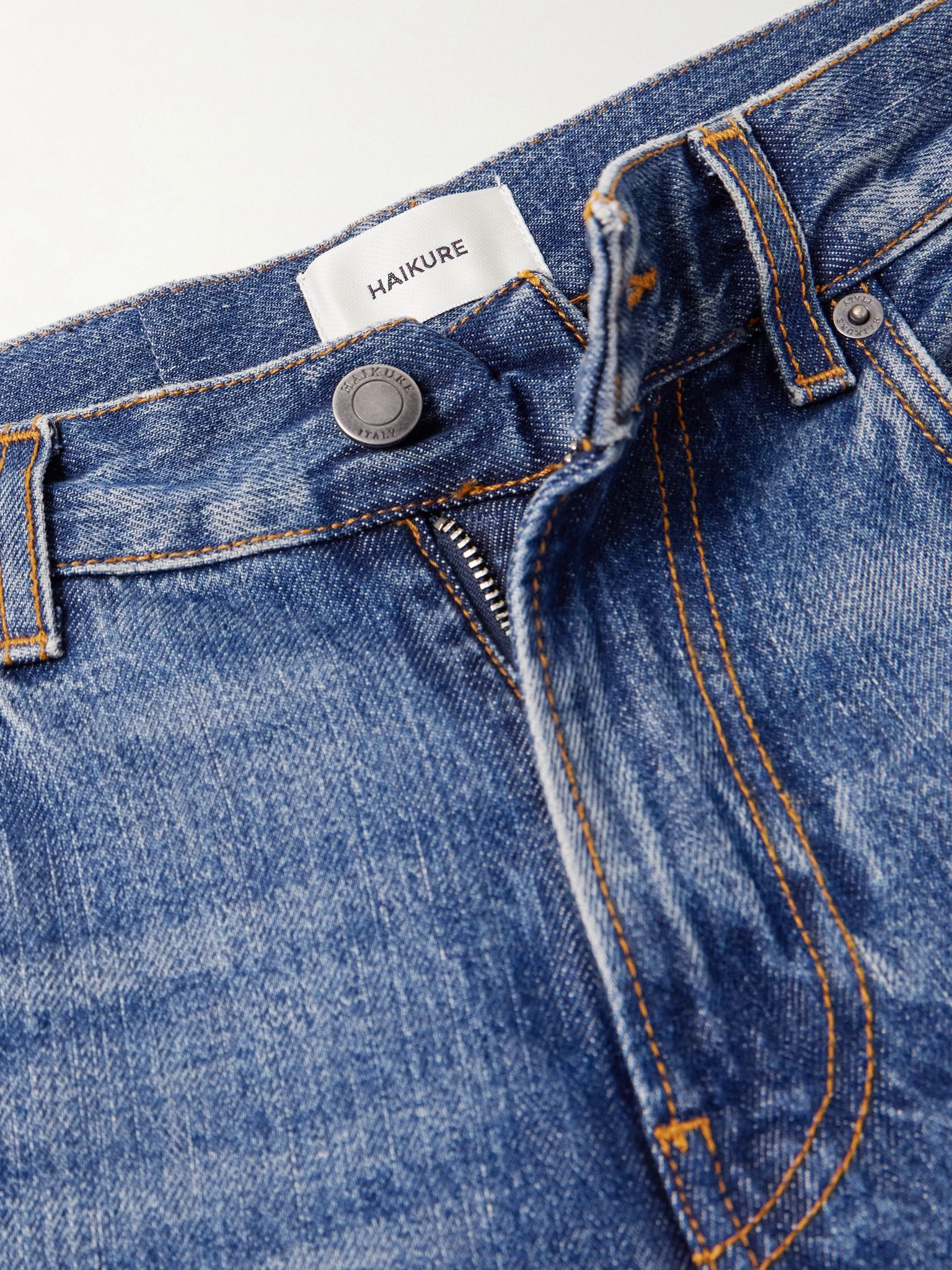 Star high-rise straight-leg jeans Mid denim - 5