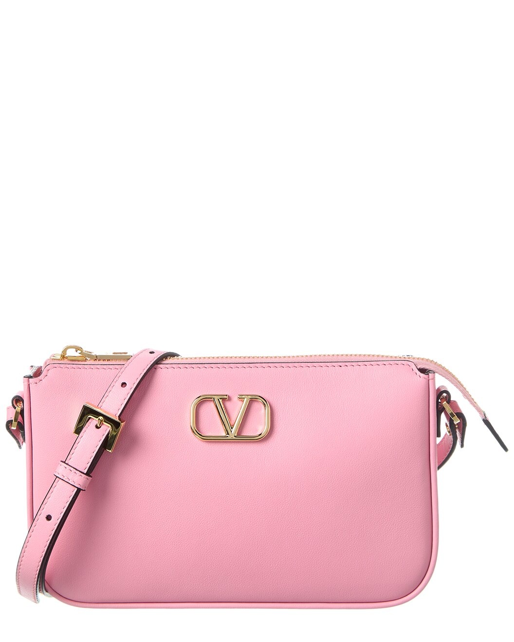 Valentino VLogo Signature Mini Leather Crossbody - 1