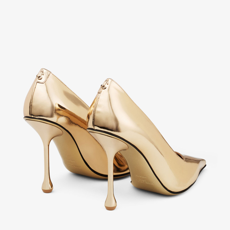 JIMMY CHOO Ixia 95
Gold Liquid Metal Leather Pumps outlook