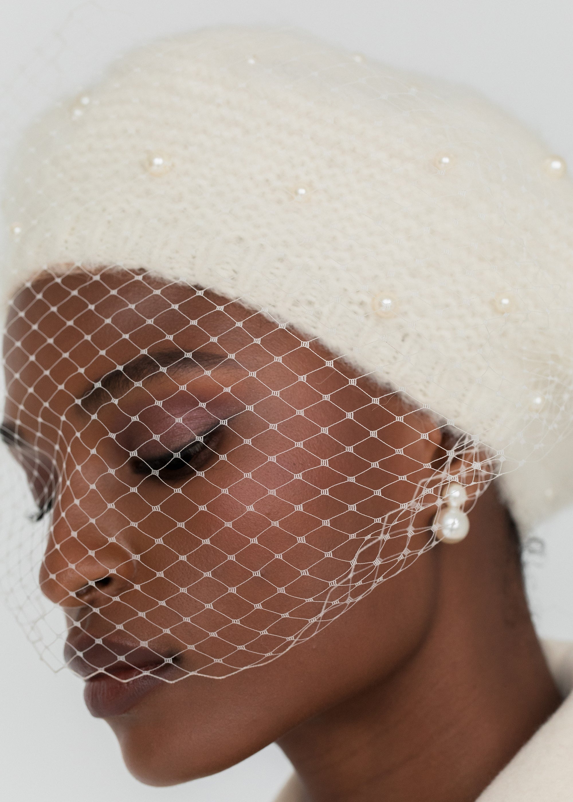 Pearl Voilette Beret - 3