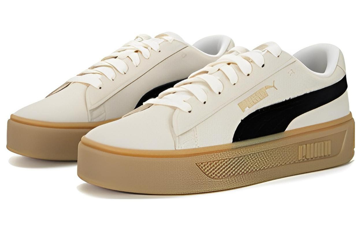 (WMNS) PUMA Smash Platform v3 SD 'Cream Brown' 391942-01 - 4