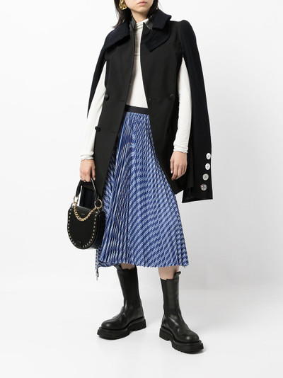 sacai cape-style blazer outlook