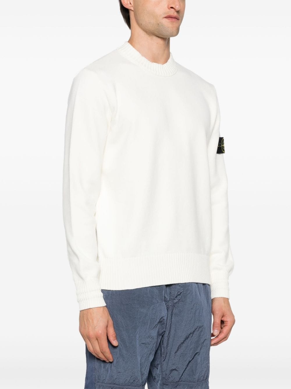 Compass-badge sweater - 3