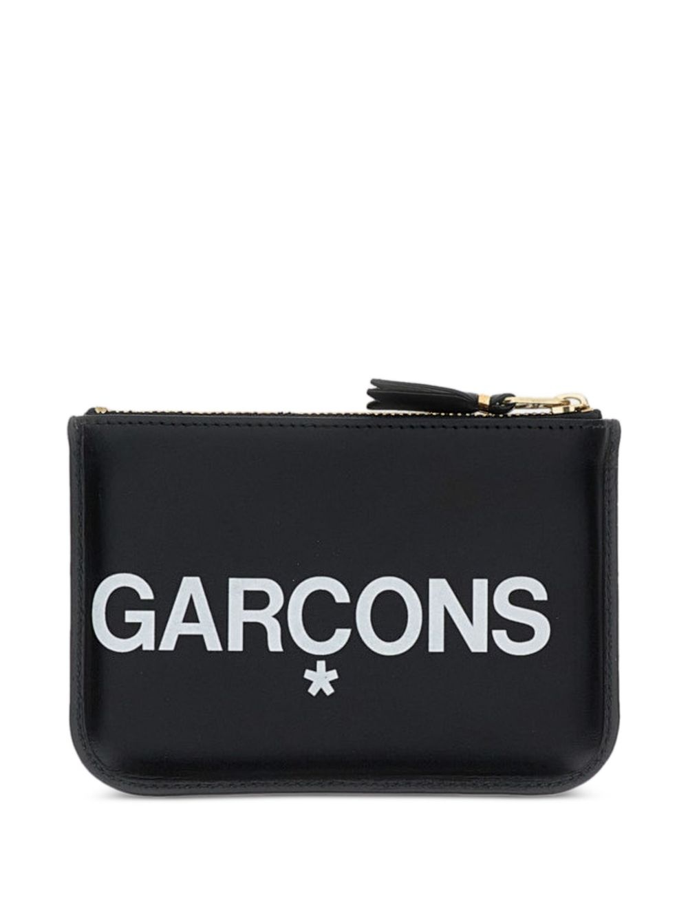 logo-print leather wallet - 2