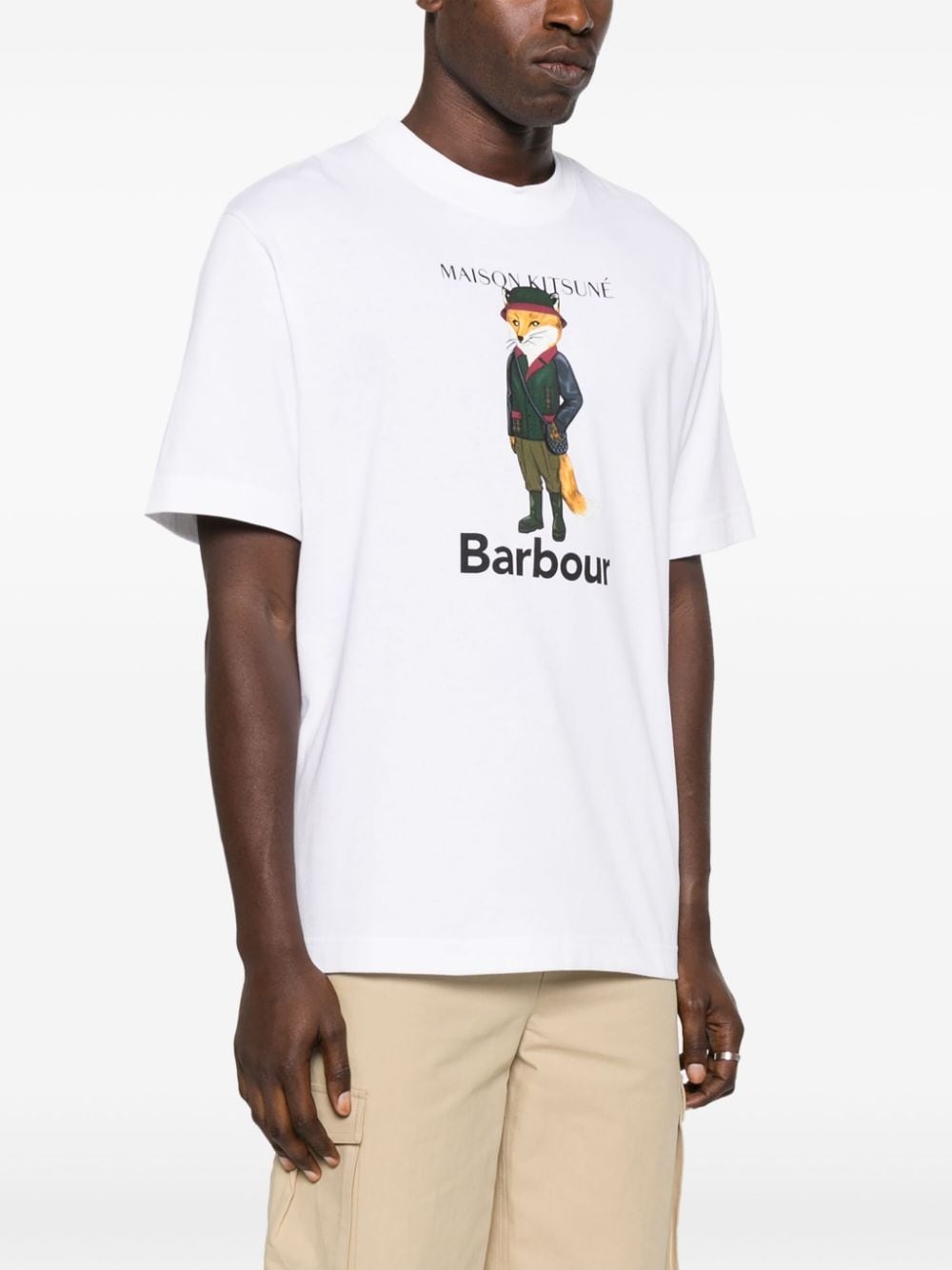 logo-print cotton T-shirt - 3
