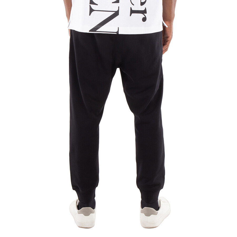 Alexander McQueen Men's Black/Black Side Band Joggers Pants - 3