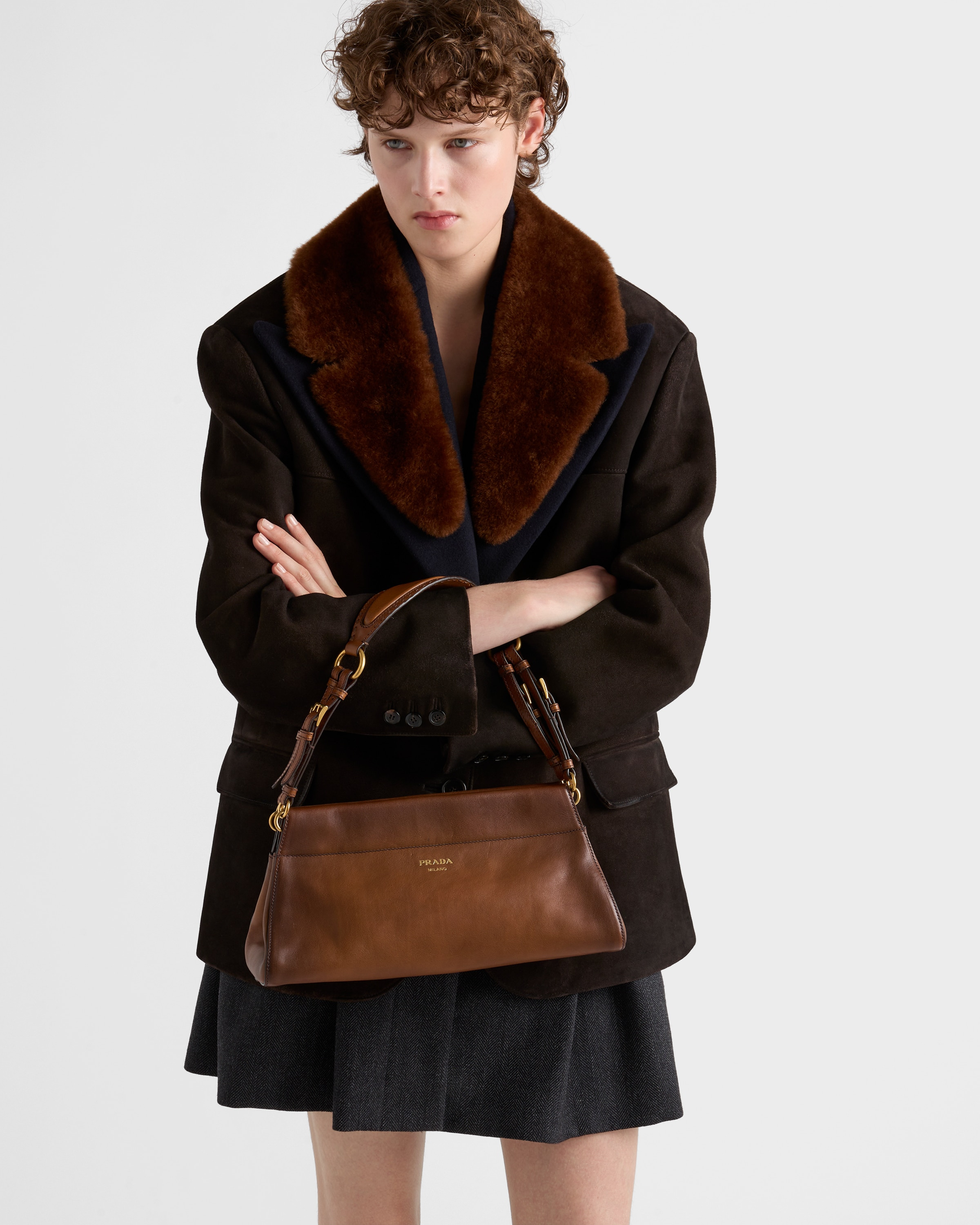 Prada Enchaîné medium leather bag - 2