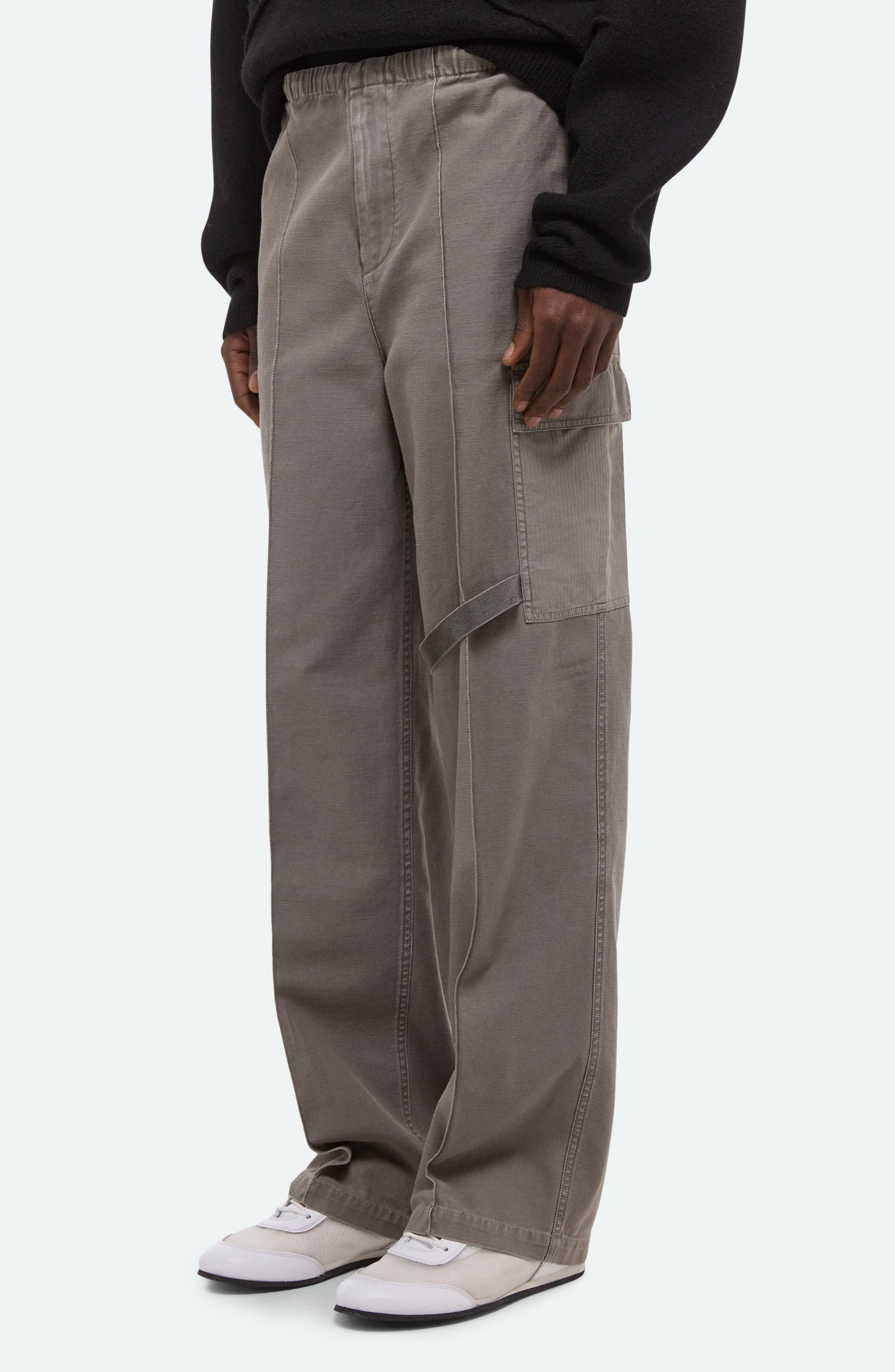 Helmut Lang Relaxed Cargo Pants in Stone at Nordstrom - 6