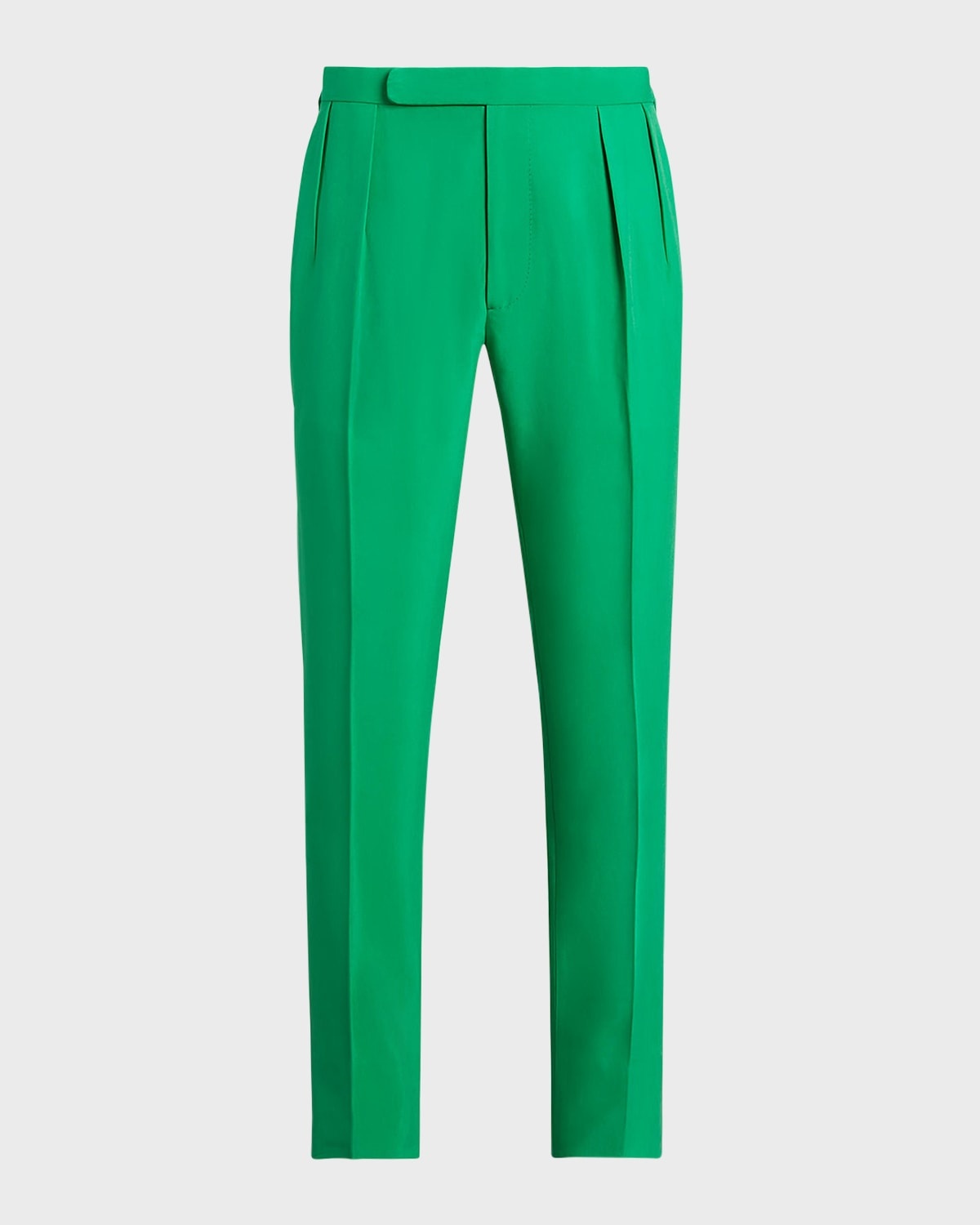 Men's Gregory Silk Pleated Trousers - 1