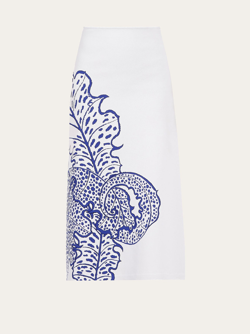 Viscose jacquard skirt 1