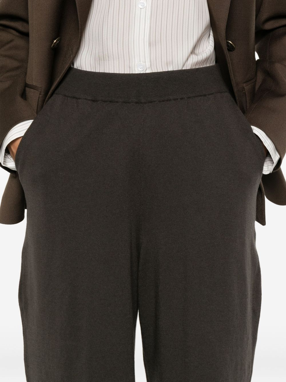 elastic-waistband pocket shorts - 5