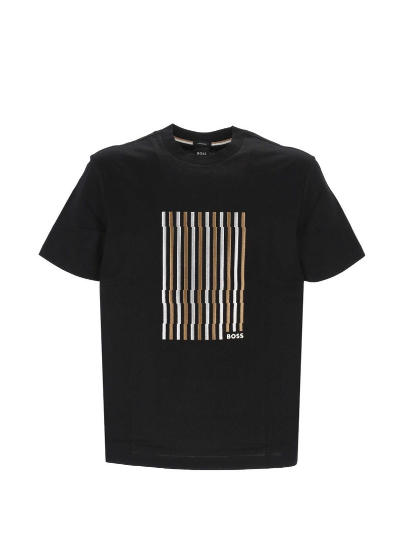 embroidered logo-print T-shirt 1