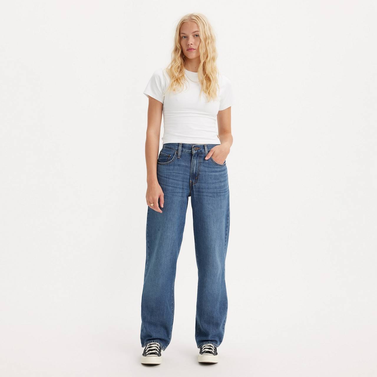 BAGGY DAD PERFORMANCE COOL WOMEN'S JEANS - 2