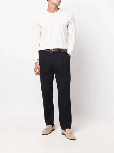 Brunello Cucinelli crew-neck cotton jumper outlook