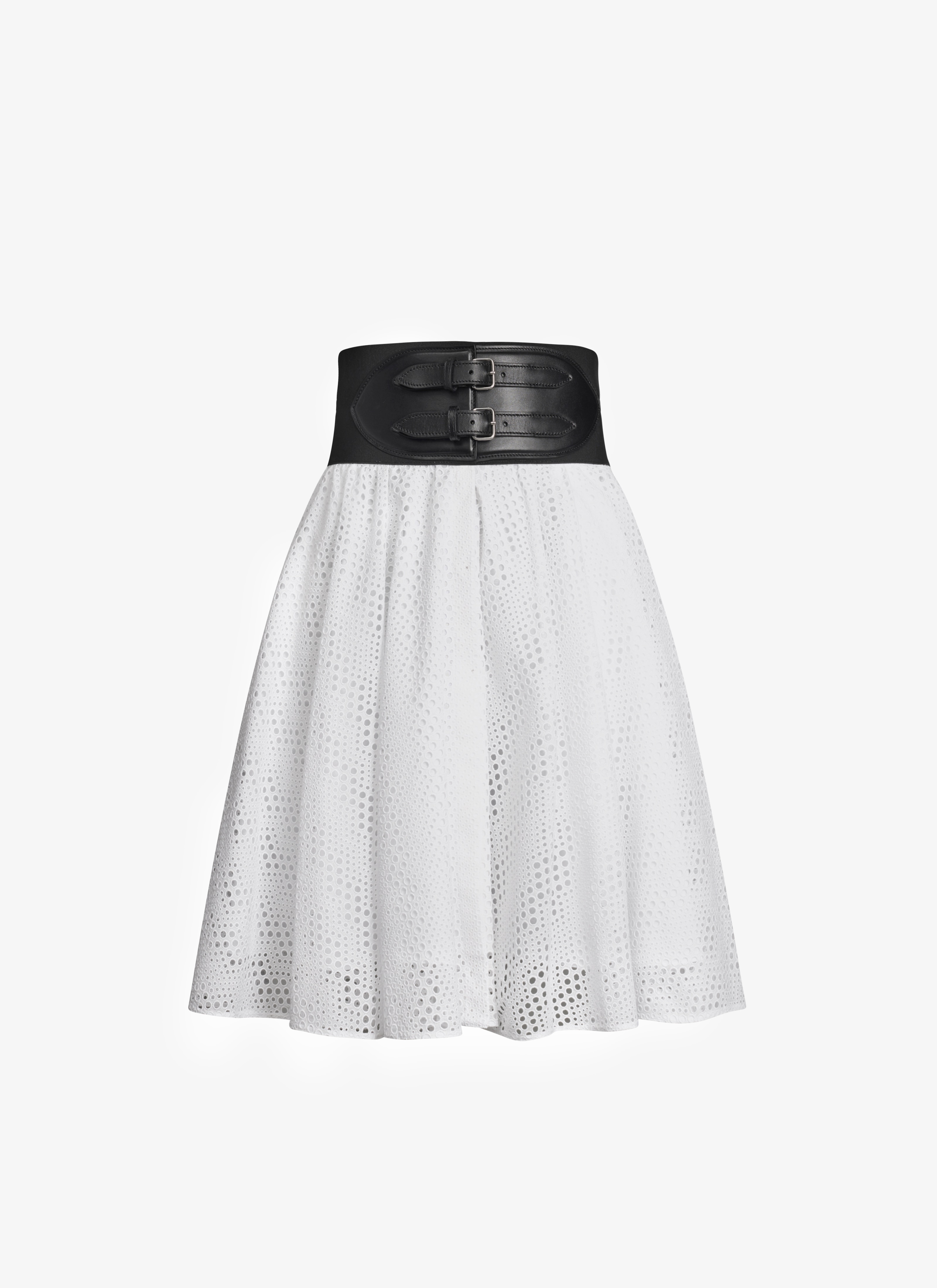 BELTED WITH BRODERIE ANGLAISE - 1