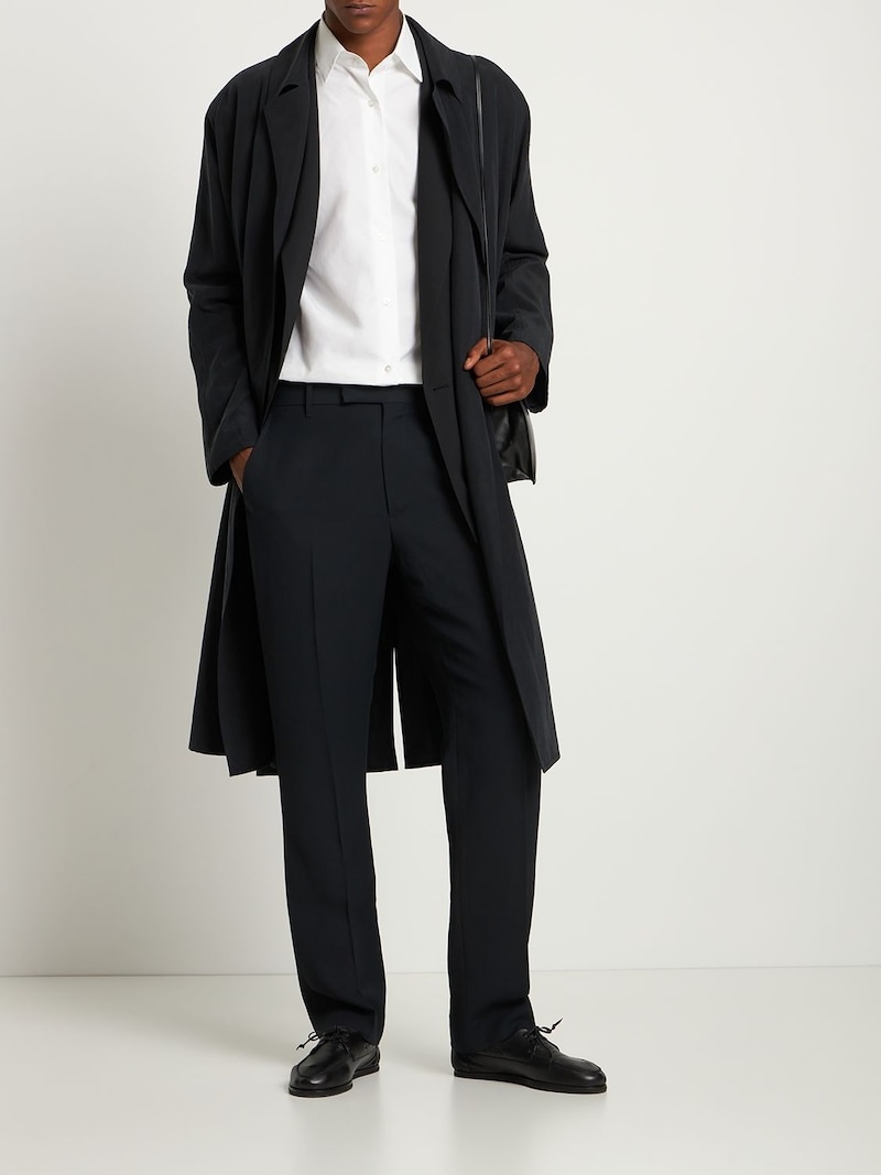 THE ROW Emilio Silk and Linen-Blend Twill Coat for Men