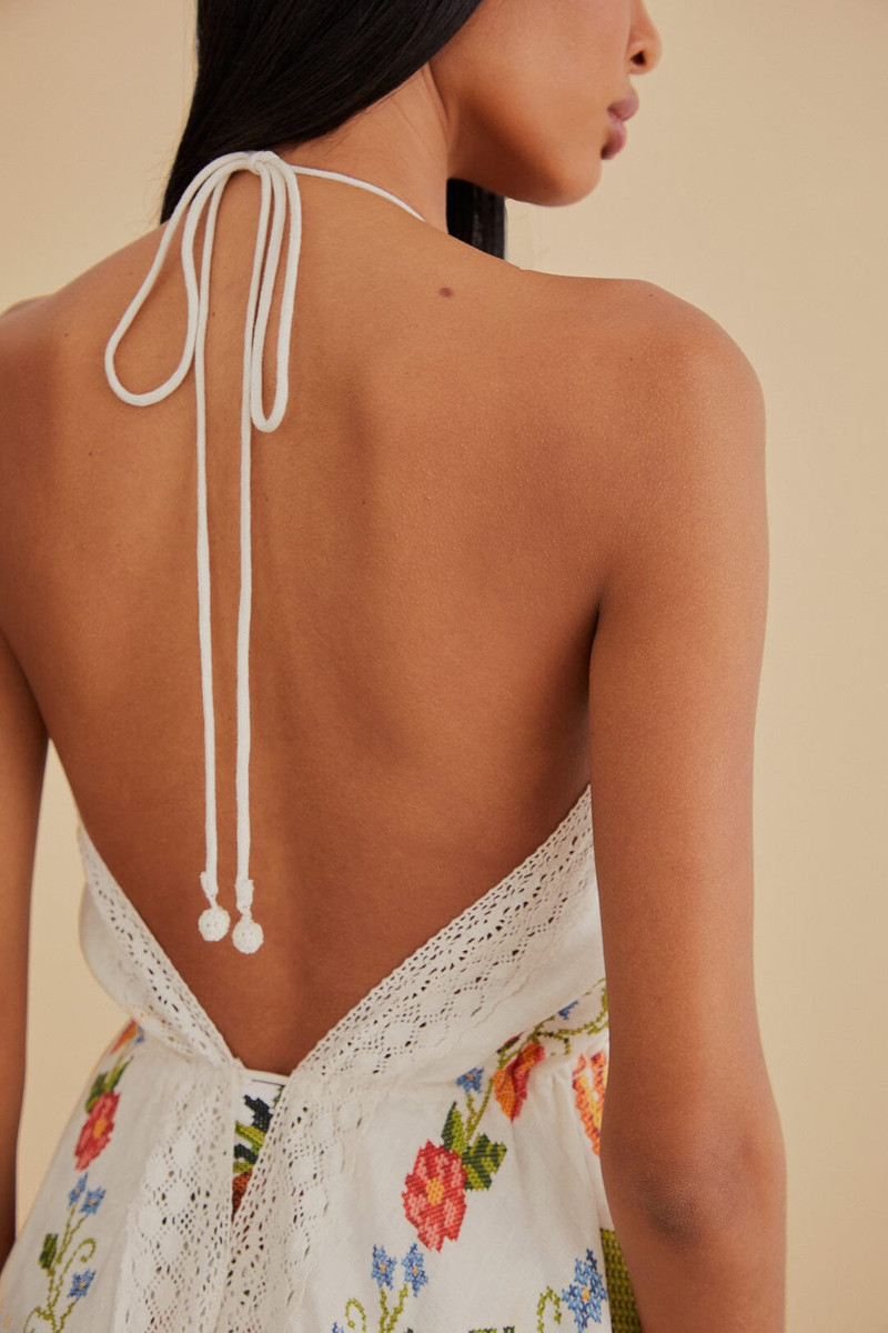 White Banana Vitamin Lace Cover Up 5