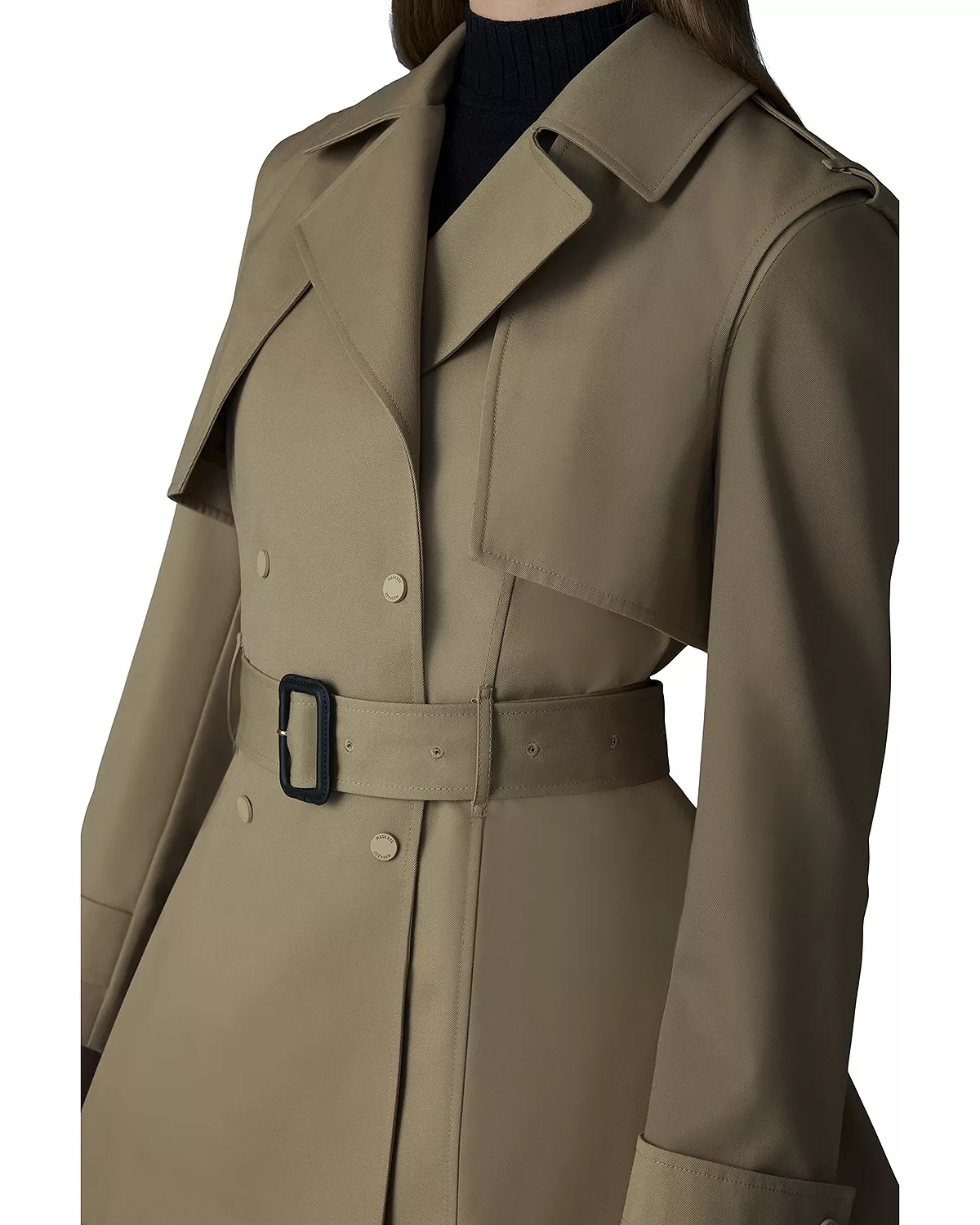 Adva Mid-Length Belted Trench Coat - 5