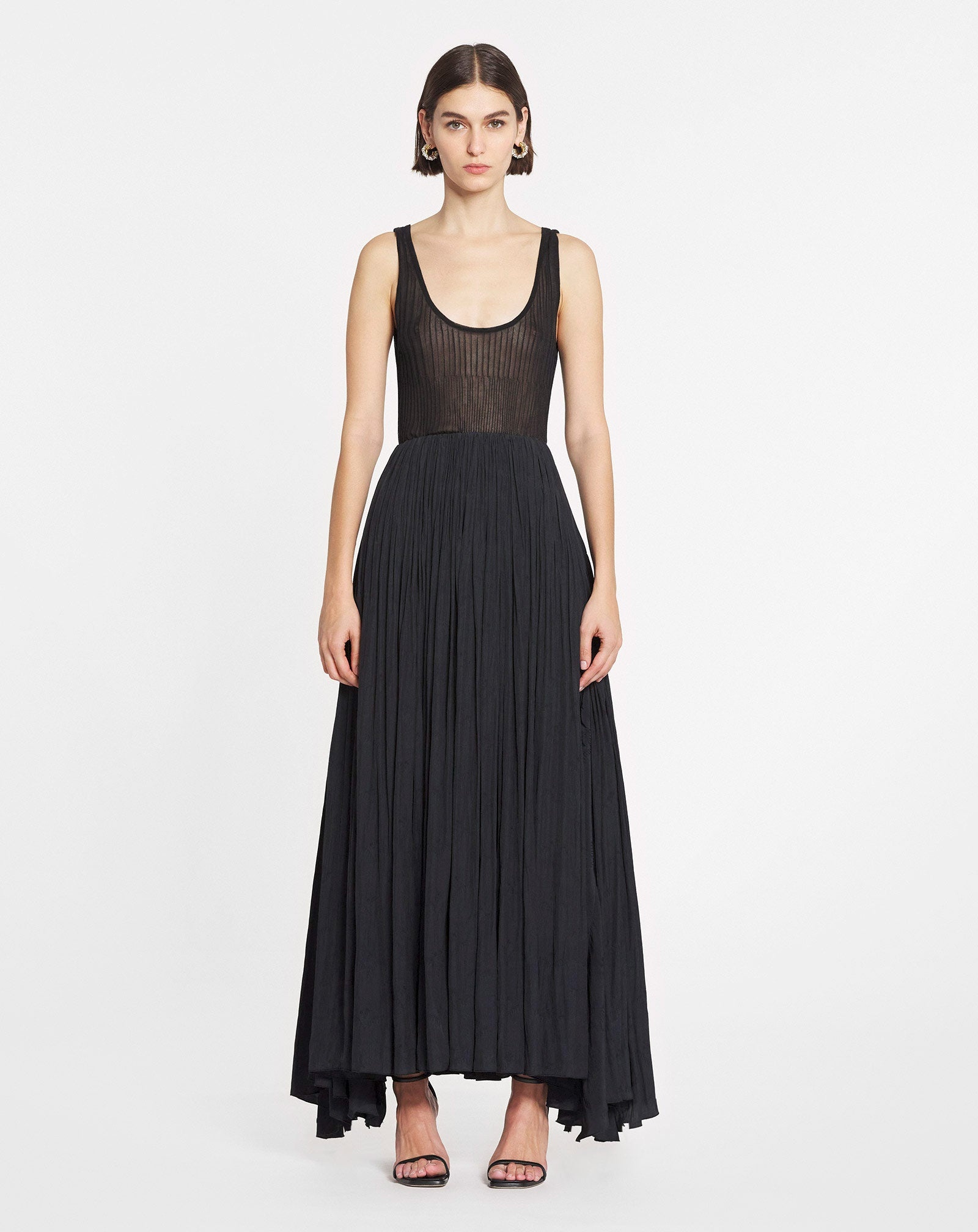 LONG PLEATED SKIRT - 2
