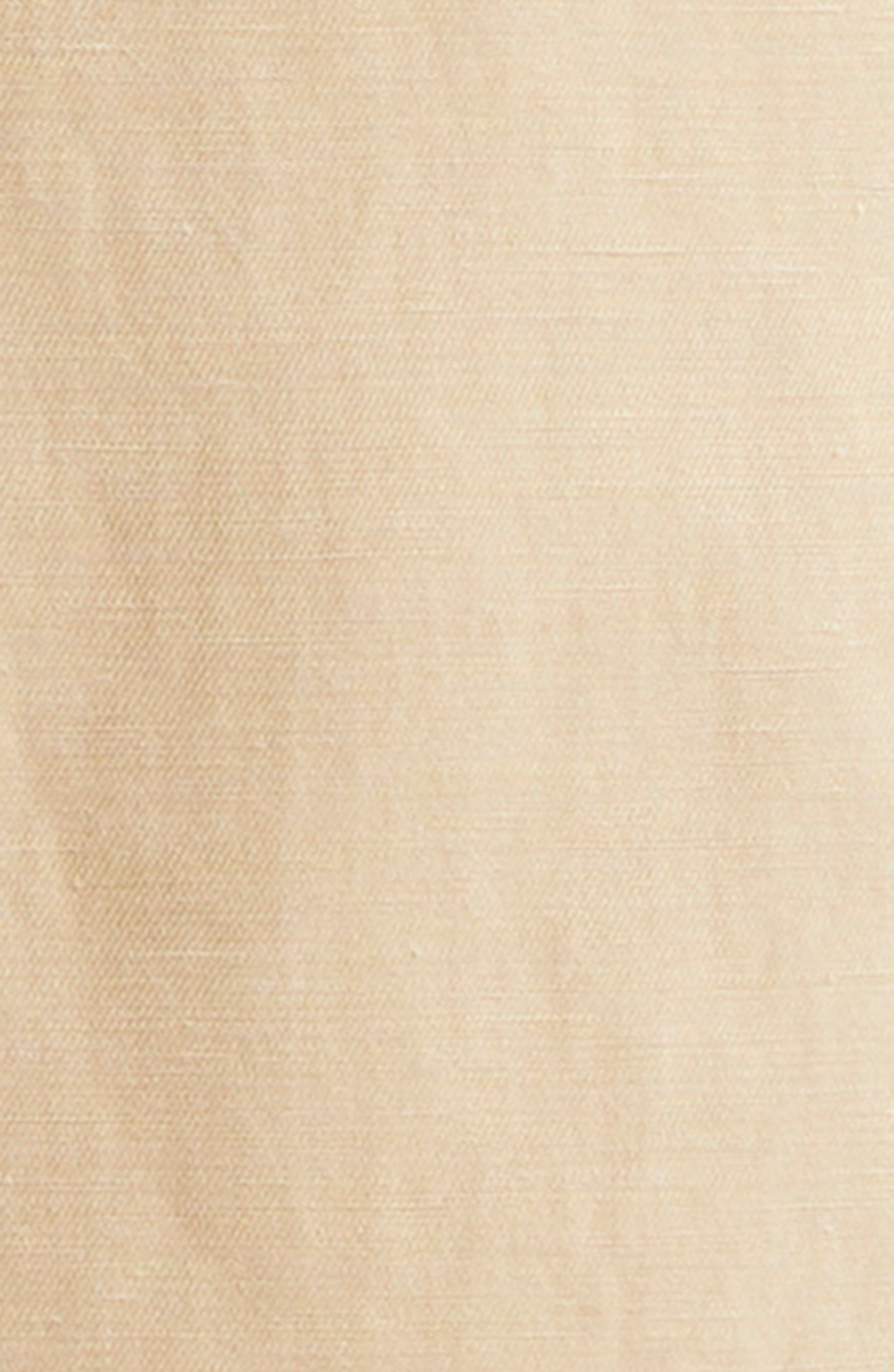 Nili Lotan Veda Linen & Silk Jacket in Khaki at Nordstrom - 6