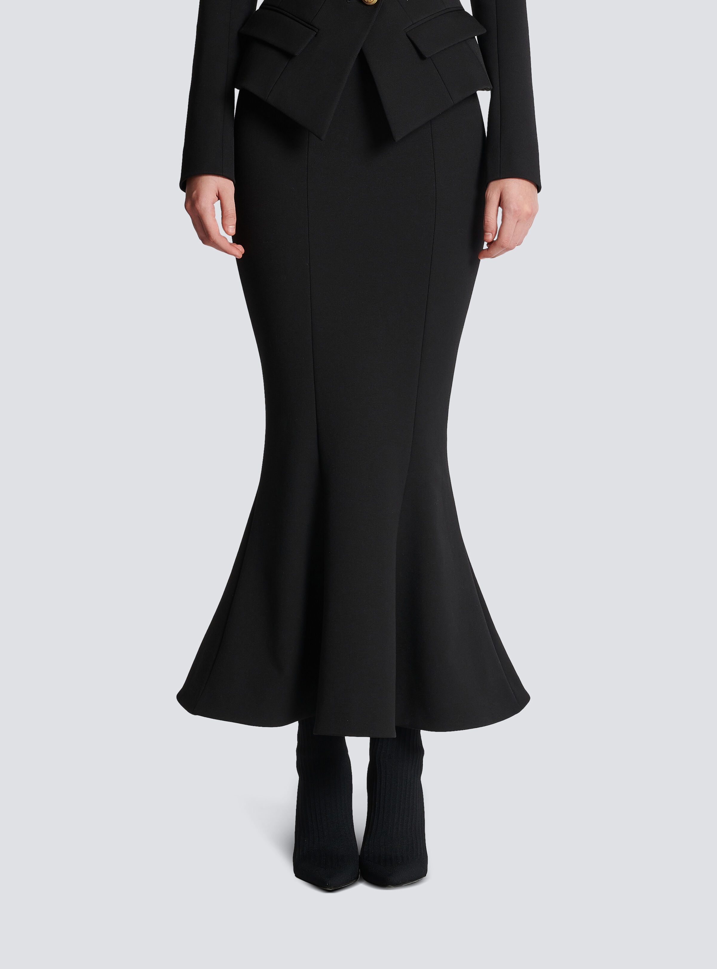 Grain de poudre midi skirt - 5