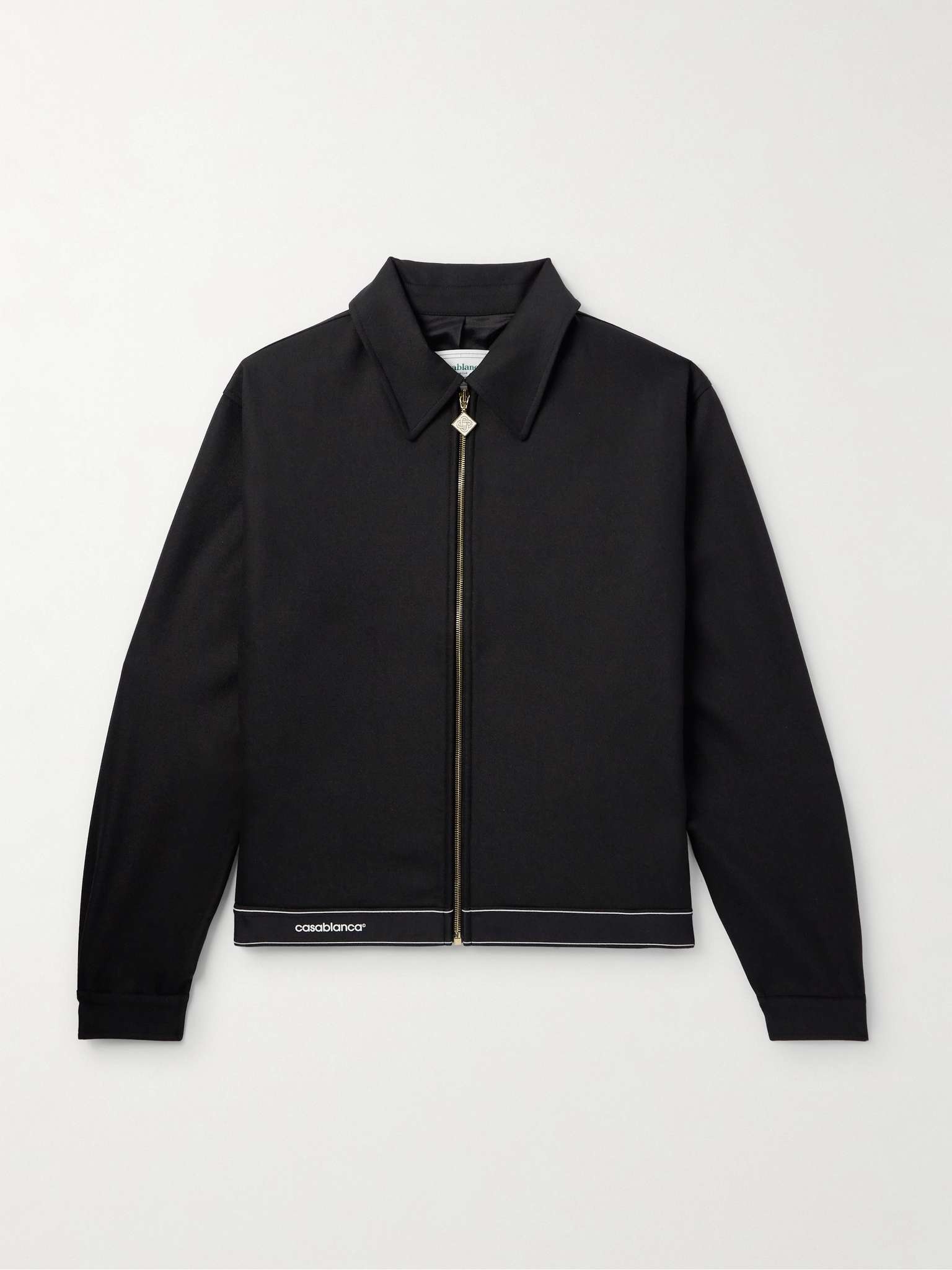 Striped Twill Blouson Jacket - 1