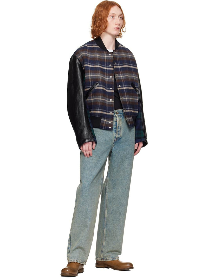 Marine Serre Blue Moon Laser Baggy Jeans outlook