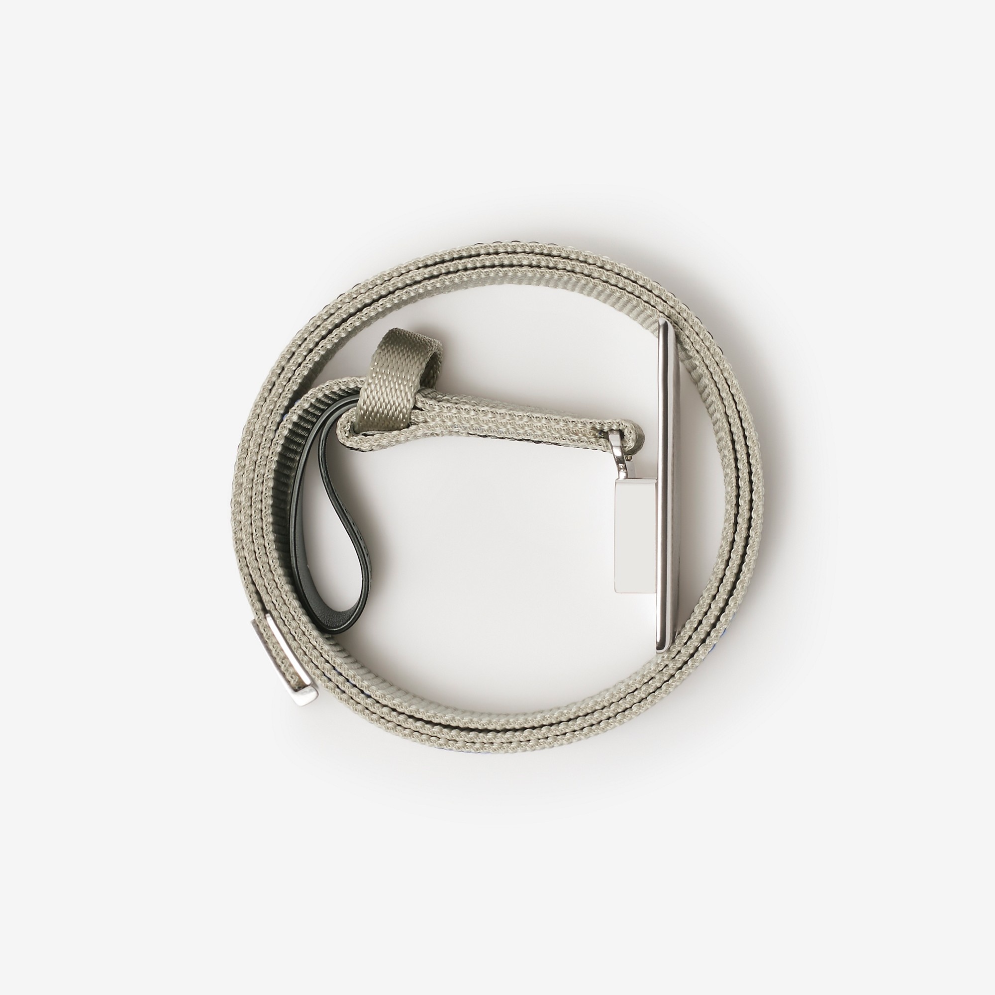 Check Webbing Shield Belt - 3