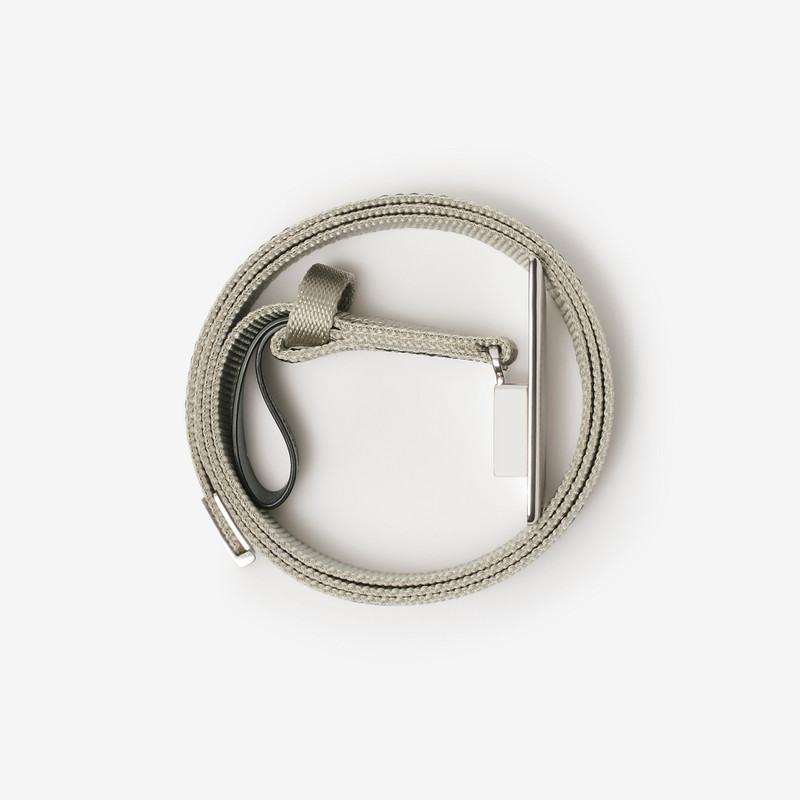 Check Webbing Shield Belt 3